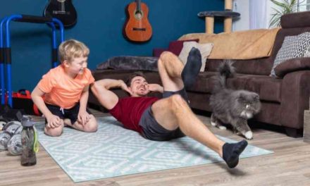 How do I get fit exercising at home?